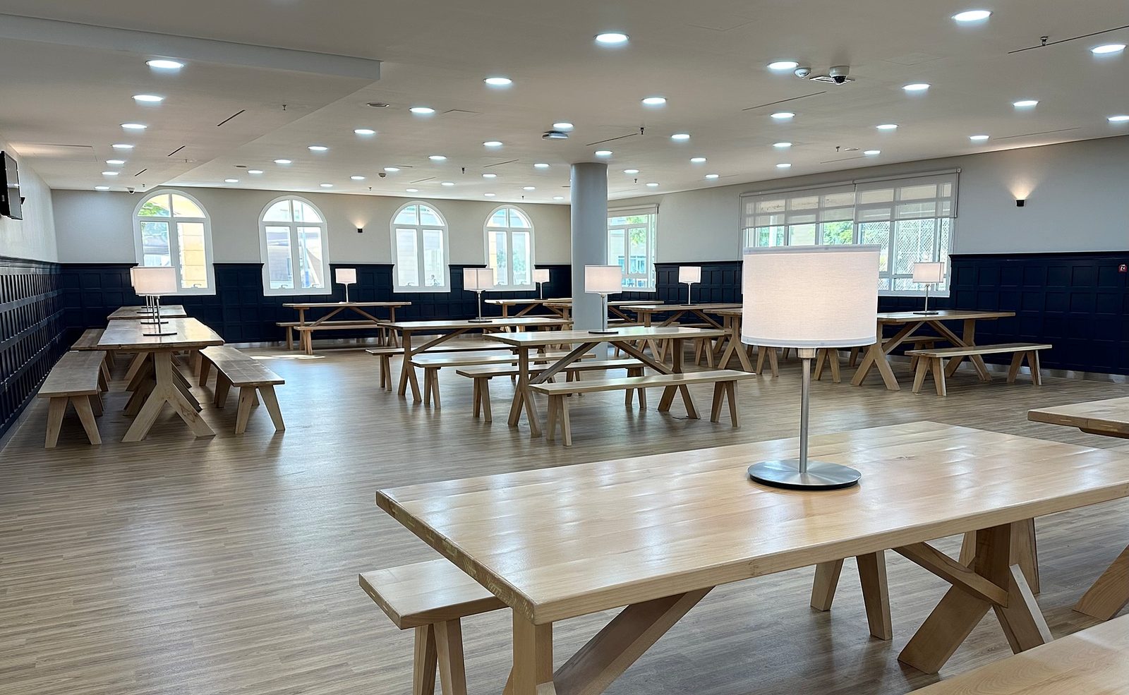 Main dining room on the Abu Dhabi campus