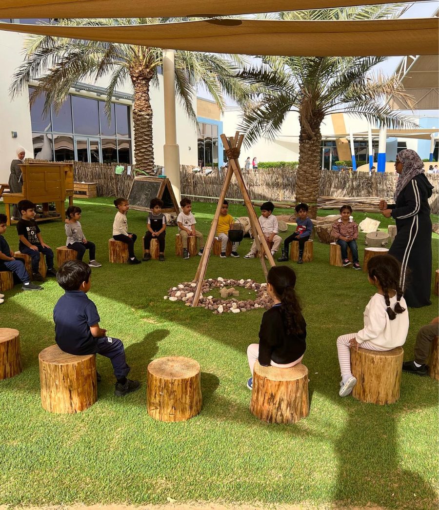 Desert Discovery outdoor learning session in Pre-Prep