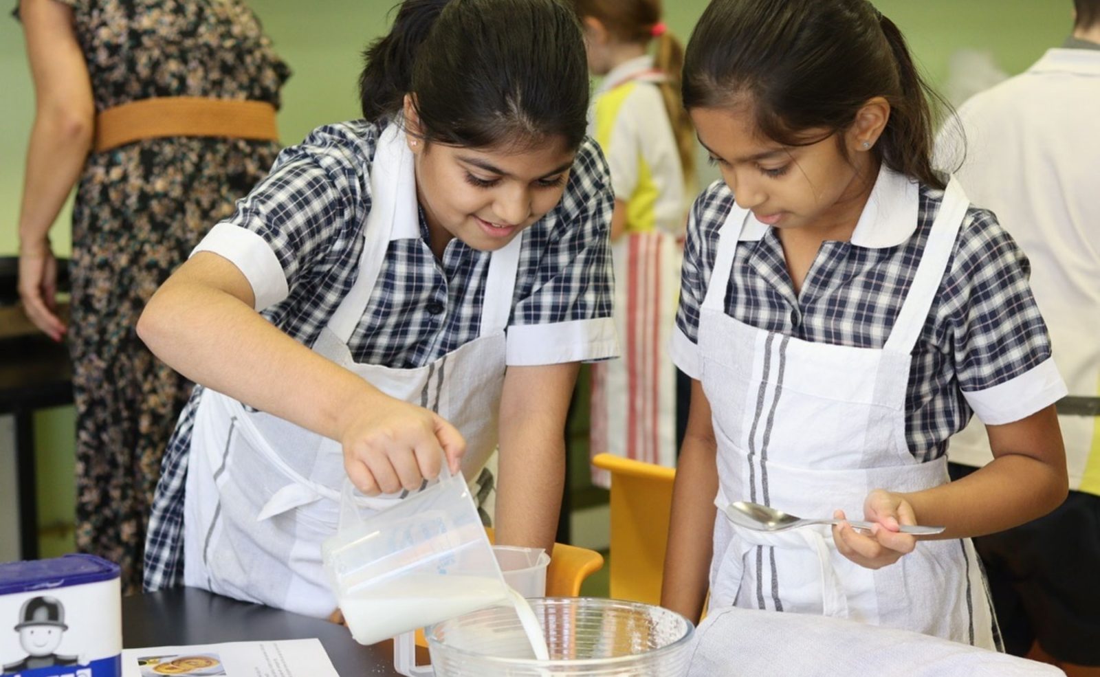 Home Economics lesson in the Prep School