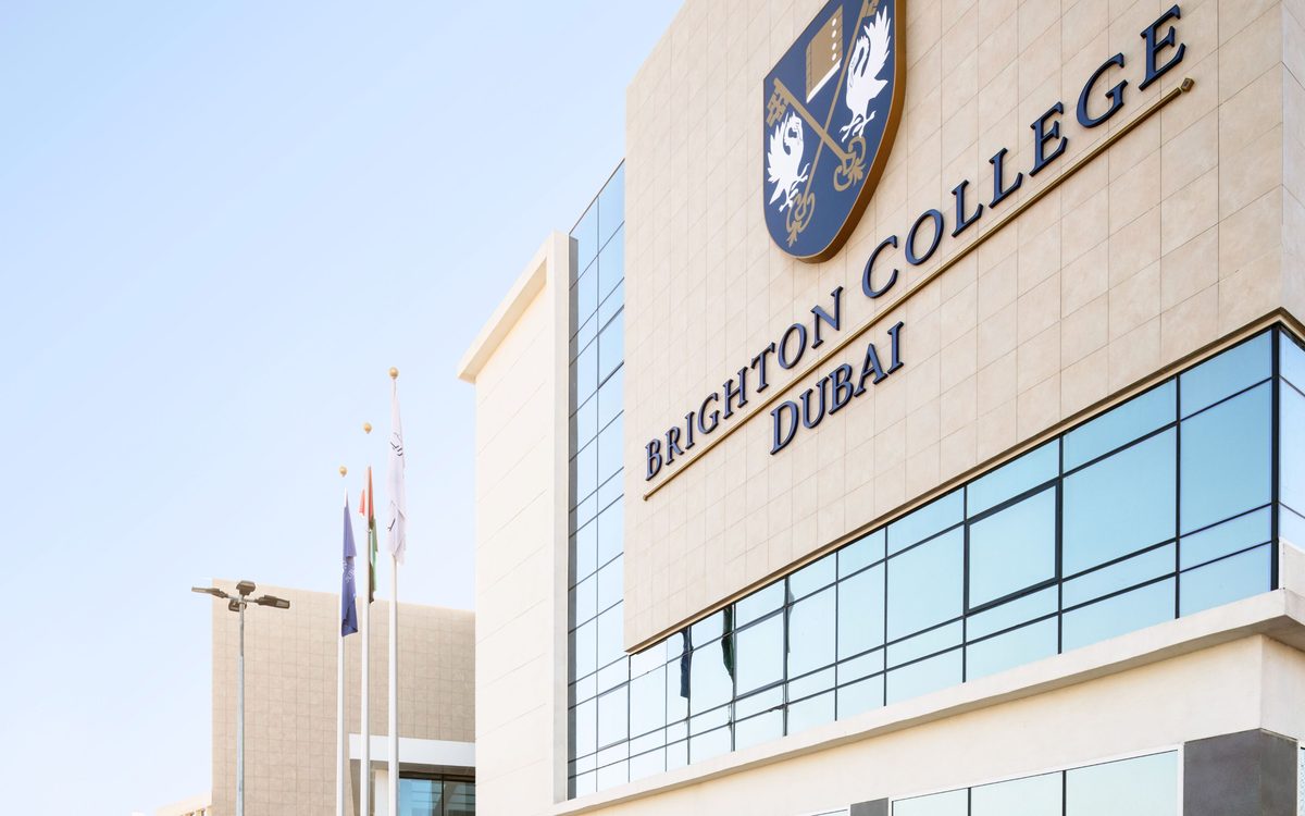 Main building of Brighton College Dubai in Al Barsha South