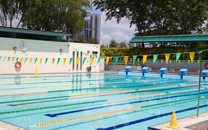 Outdoor swimming pool