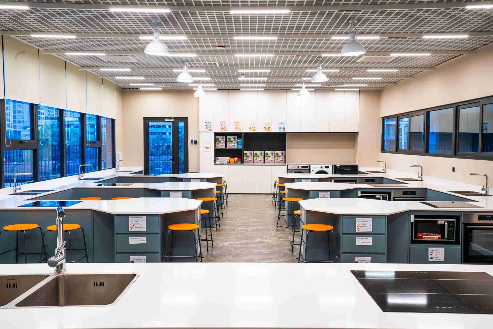 Health Kitchen for cookery lessons in the Prep School
