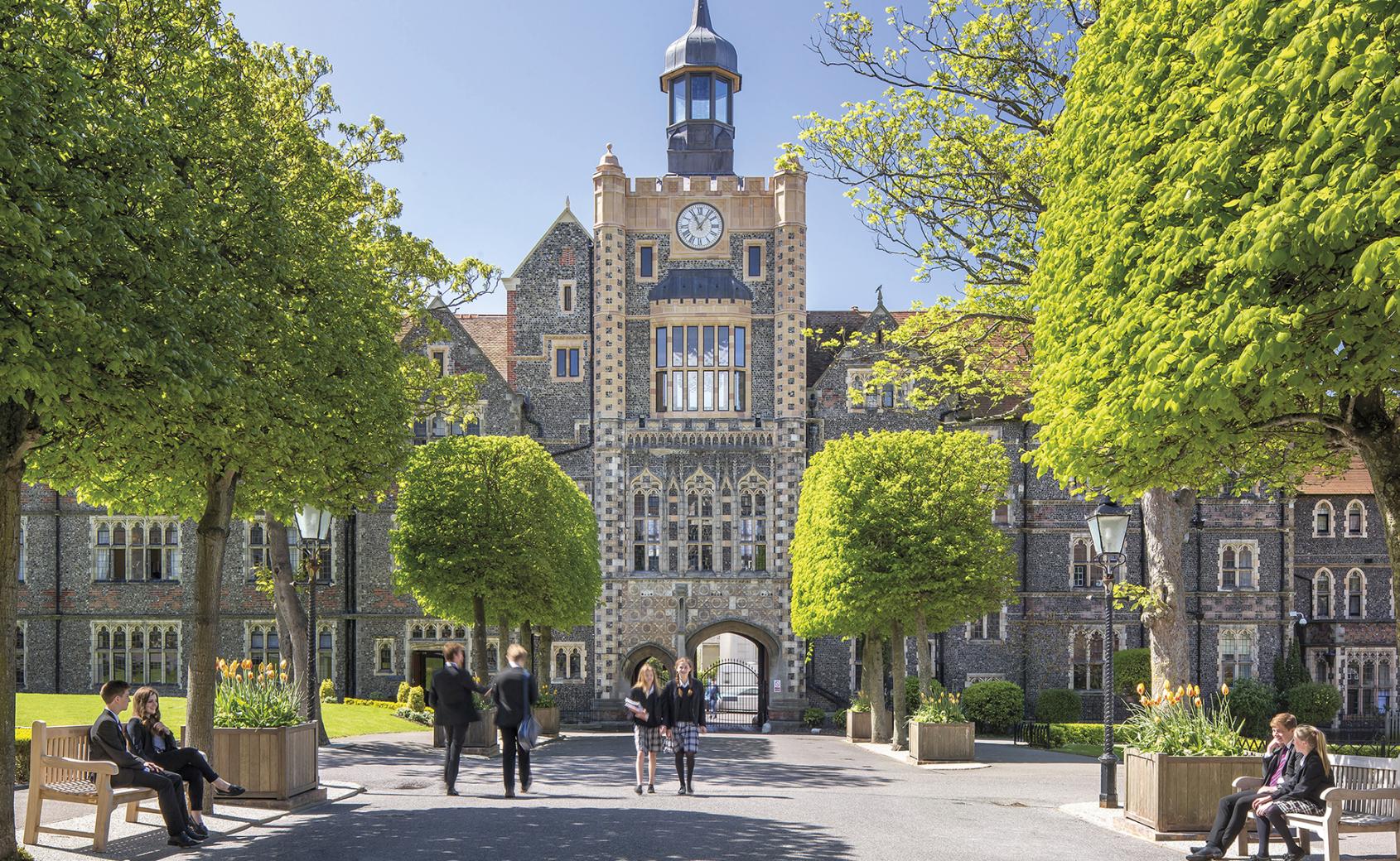 Brighton College campus in Brighton