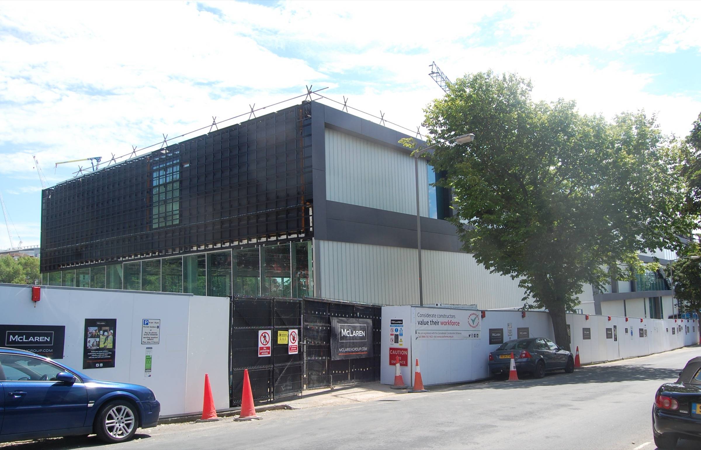 Modern school building
