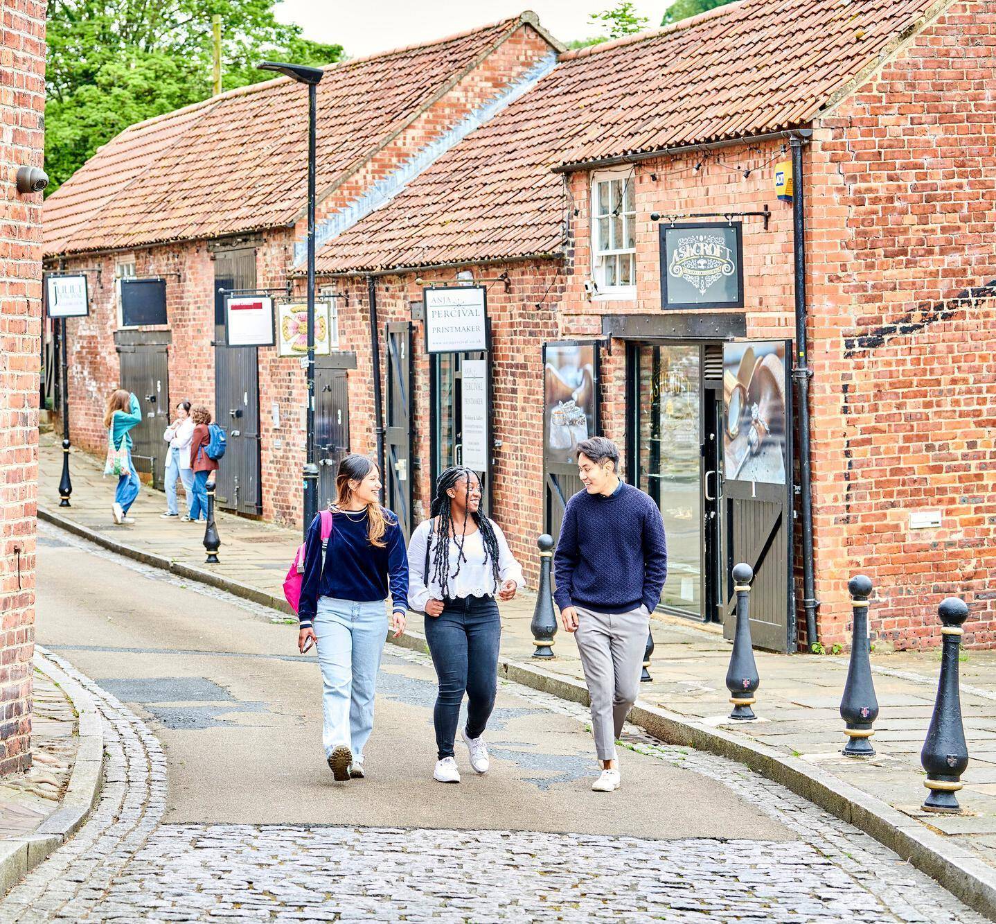 Durham cobbled streets