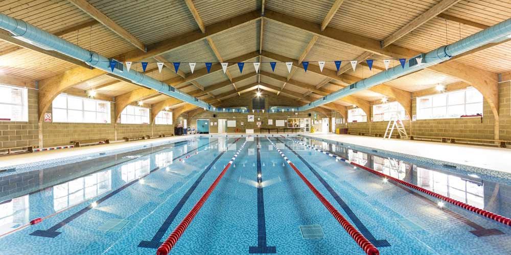 The 25-metre indoor swimming pool